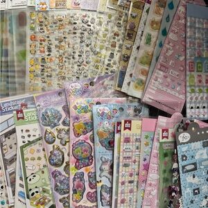 Colorful Assorted Sticker Collection